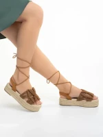 Дамски сандали  maro от текстилен материал  Akulina