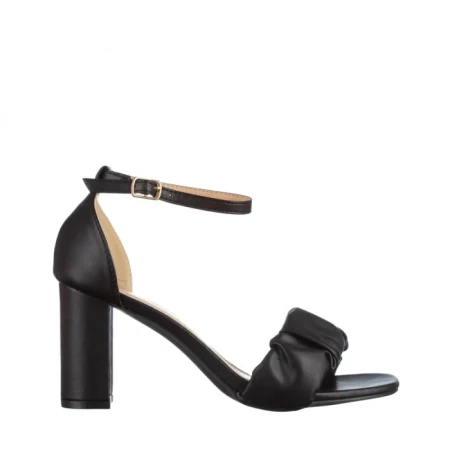 Дамски сандали  черни  от еко кожа  Ederne