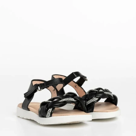 Детски сандали черни  от еко кожа  Tamari