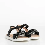 Детски сандали черни  от еко кожа  Tamari