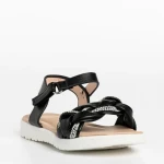 Детски сандали черни  от еко кожа  Tamari