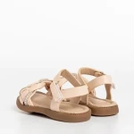 Детски сандали розови от еко кожа Raima