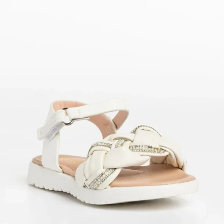 Детски сандали бели  от еко кожа  Tamari
