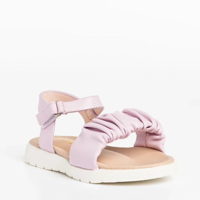 Детски сандали лилави от еко кожа  Seth