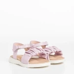 Детски сандали лилави от еко кожа  Seth