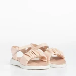 Детски сандали розови от еко кожа  Seth