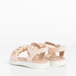 Детски сандали розови от еко кожа  Seth