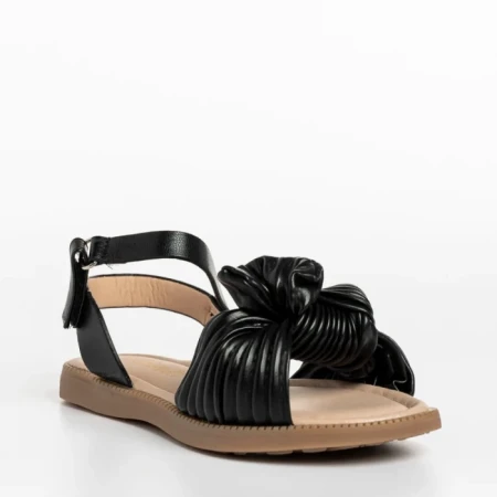 Детски сандали черни  от еко кожа  Anuki