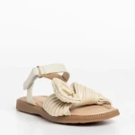 Детски сандали бежови  от еко кожа  Anuki