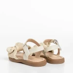 Детски сандали бежови  от еко кожа  Anuki