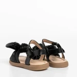 Детски сандали черни  от еко кожа  Anuki