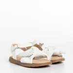 Детски сандали бели  от еко кожа  Anuki