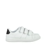 Детски спортни обувки  бели с черно  от еко кожа  Frost