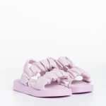 Детски сандали лилави от еко кожа Larry