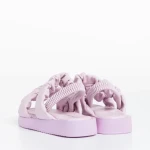 Детски сандали лилави от еко кожа Larry