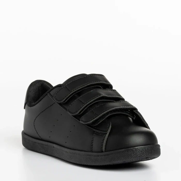 Детски спортни обувки  черни  от еко кожа  Frost