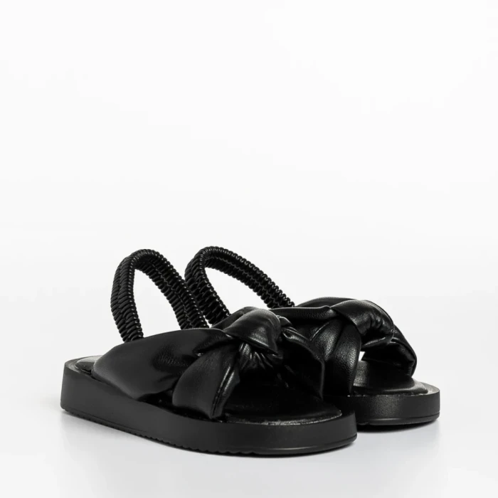 Детски сандали черни  от еко кожа  Louis