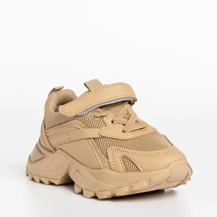 Детски спортни обувки  бежови  от текстилен материал  Vincent