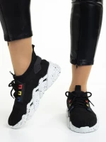 Дамски спортни обувки  черни  от текстилен материал  Ankita