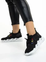 Дамски спортни обувки  черни  от текстилен материал  Ankita