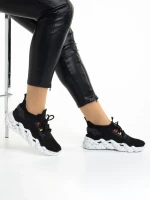 Дамски спортни обувки  черни  от текстилен материал  Ankita