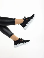 Дамски спортни обувки  черни  от текстилен материал  Ankita