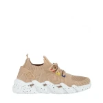 Дамски спортни обувки  бежови  от текстилен материал  Ankita