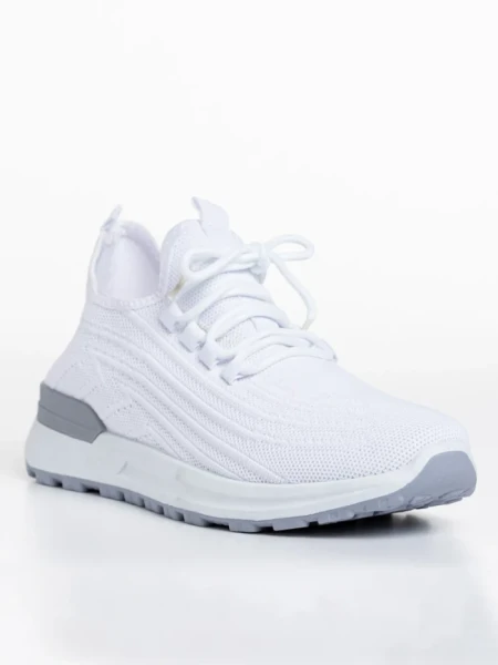 Мъжки спортни обувки бели от текстилен материал  Ramiro