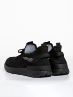 Мъжки спортни обувки черни  от текстилен материал  Tiago