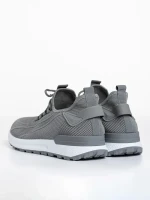 Мъжки спортни обувки сиви  от текстилен материал  Kaiden