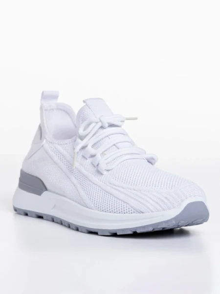 Мъжки спортни обувки бели от текстилен материал  Kaiden