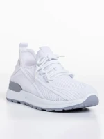 Мъжки спортни обувки бели от текстилен материал  Kaiden