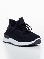 Мъжки спортни обувки сини  от текстилен материал  Kaiden