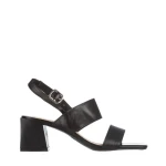 Дамски сандали  черни  от еко кожа Antanina