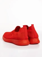 Мъжки спортни обувки червени  от текстилен материал  Gilberto
