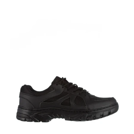 Мъжки спортни обувки черни  от еко кожа и текстилен материал  Amedeo