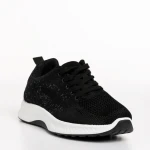 Мъжки спортни обувки черни  от текстилен материал  Sabino