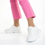 Дамски спортни обувки  бели  от текстилен материал  Wera