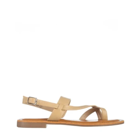 Дамски сандали  бежови от еко кожа  Tamsin