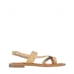 Дамски сандали  бежови от еко кожа  Tamsin