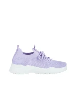 Дамски спортни обувки  лилави  от текстилен материал  Velia