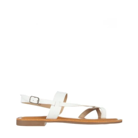 Дамски сандали  бели  от еко кожа  Tamsin