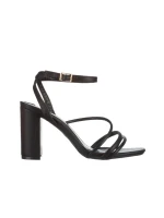 Дамски сандали  черни  от еко кожа  Meggy