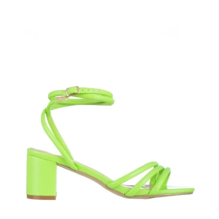 Дамски сандали  зелени  от еко кожа  Mariya