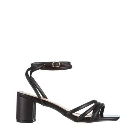Дамски сандали  черни  от еко кожа  Mariya