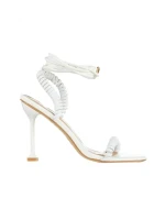 Дамски сандали  бели  от еко кожа  Kanata