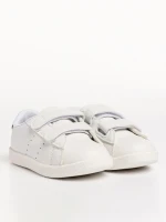 Детски спортни обувки  бели  с тъмно синьо  от еко кожа Barney