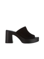 Дамски чехли  Girlhood черни  от велур  Anisa