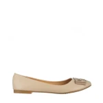 Дамски мокасини  бежови  от еко кожа Aelita