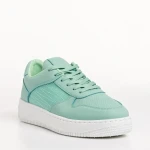 Дамски спортни обувки  светло сини  от еко кожа  Birita